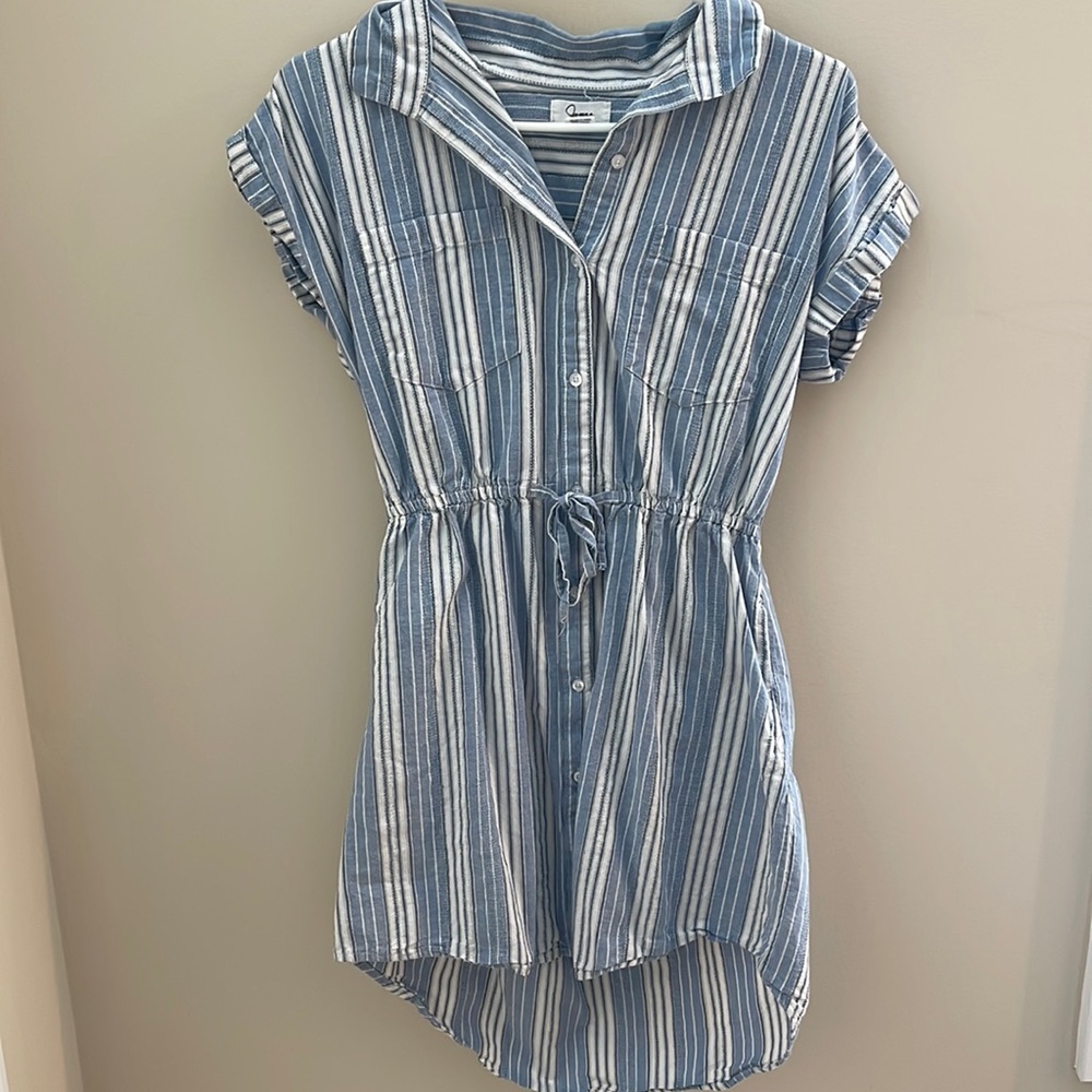 Beachy Pin Stripe Dress